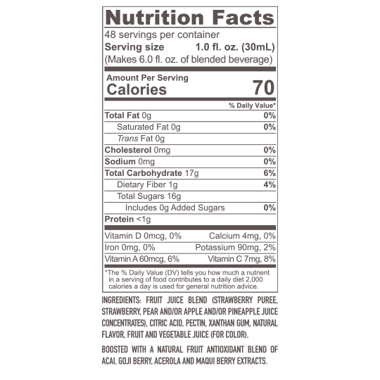 Summer Strawberry Smartfruit - 48oz