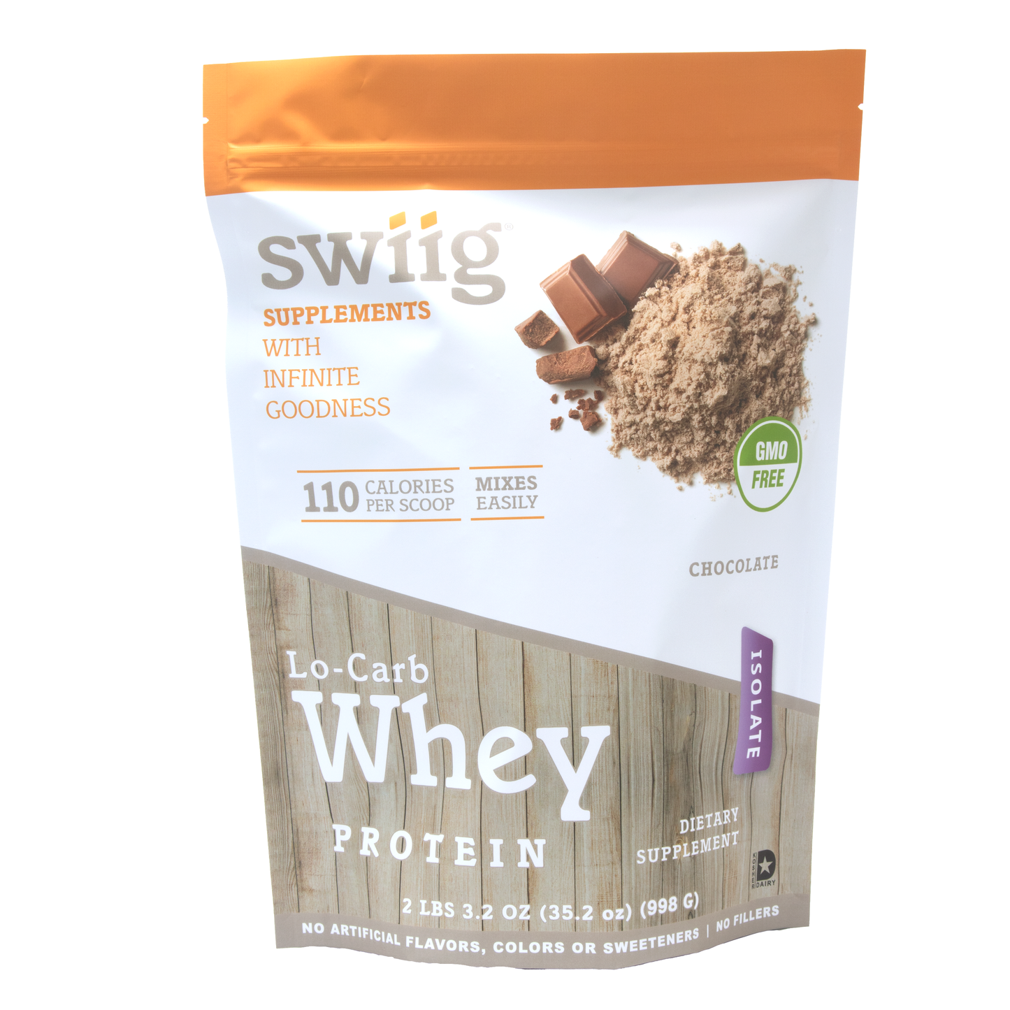 swiig Lo Carb Whey Chocolate - 2.2lb