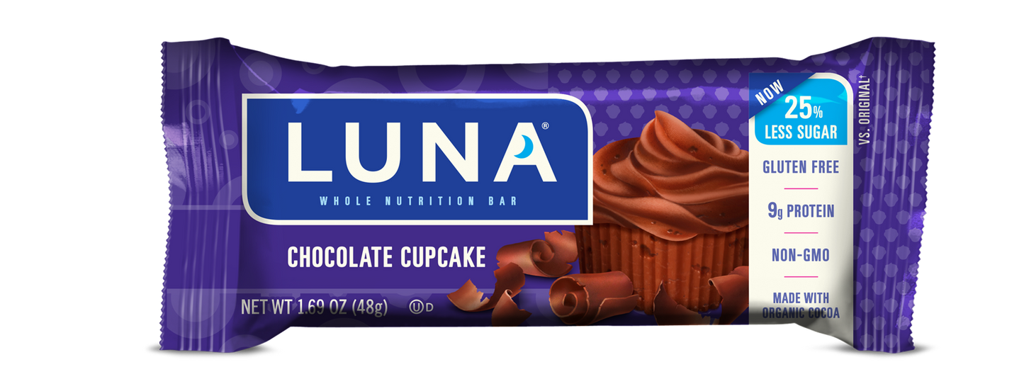 Luna Bar Chocolate Cupcake - 15ct