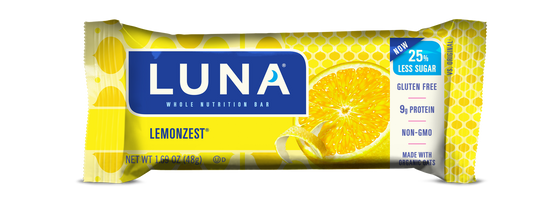 Luna Bar Lemon Zest - 15/case