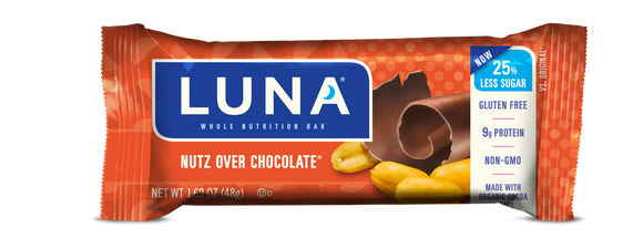 Luna Bar Nutz Over Chocolate - 15/case