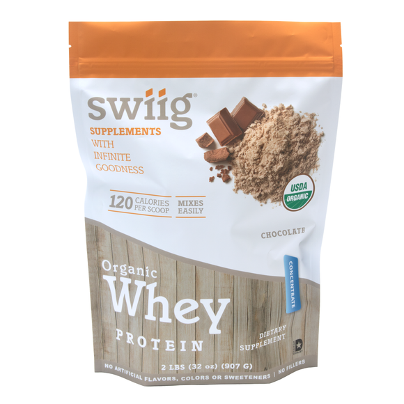 swiig Chocolate - Organic Whey Protein Concentrate 2lb
