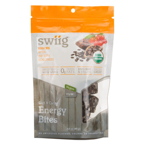 swiig Energy Bites Goji & Cacao 3.5oz -6ct