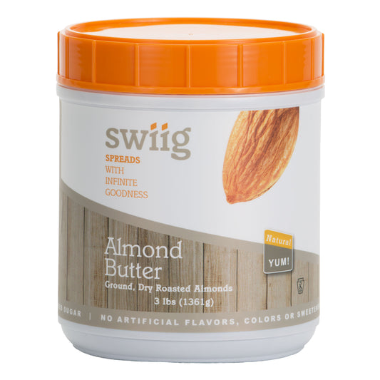 swiig Almond Butter - 3lb Tub